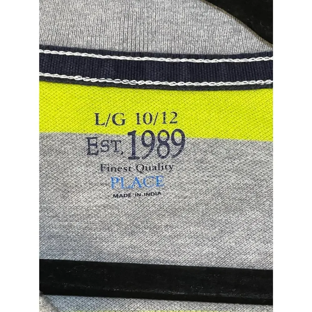 Children’s Place Stripe Boys Shirt Size L/G or 10/12